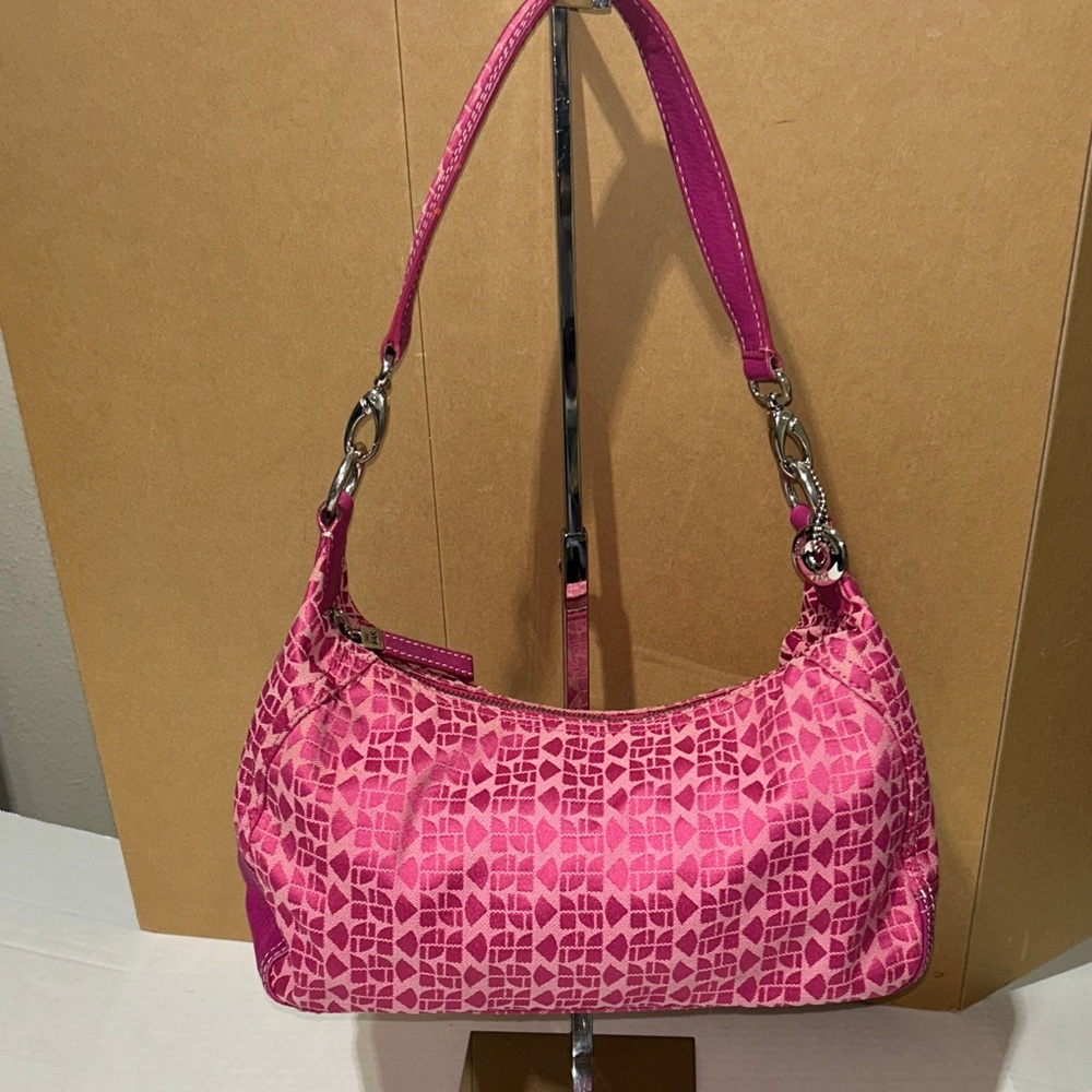 The Sak Pink Geometric Shoulder Bag